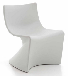 Chauffeuse blanc / gris RAL 7035